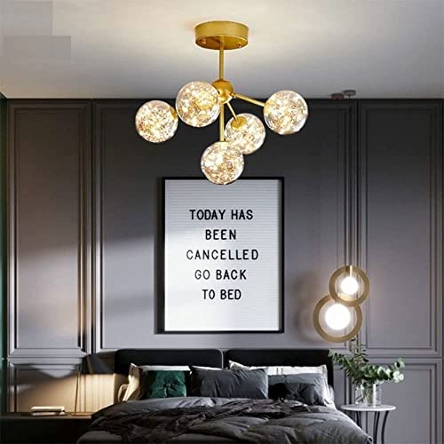 Creative Full Star Chandelier Lulet | Lustre postmoderne chambre - 6