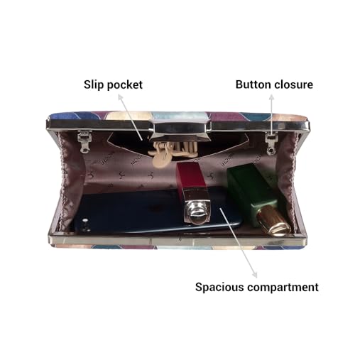 Image of Mochi Women's Fashionable Faux Leather Party Clutch