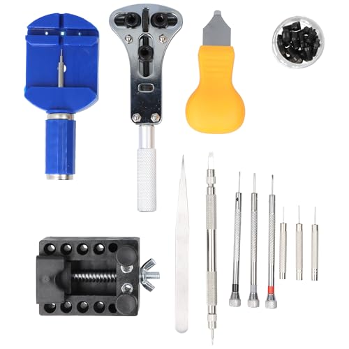 AccuCell Kit d'outils d'horloger d'env. 30 pièces avec sac de rangement Noir – vue 4