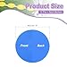 PATIKIL Spot Markers 9 Inch, 12 Pcs Non-Slip Floor Dots Agility Markers Flat Field Cones Poly Dots for Gym PE Speed Training Dance Soccer Basketball Sports, Blue