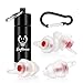 Ear Plugs for Sleeping, 2 Pair Noise Reduction Sleeping Ear Plugs, Reusable Soft Ear Plugs for Snoring, Work, Office, Travel, Airplane and Loud Events(SNR 31dB)