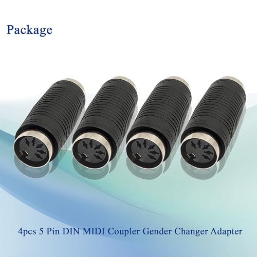 Adaptador MIDI hembra a hembra 5 Pines DIN x4 miniatura 6