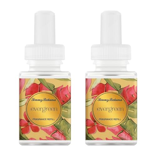 Image of Pura x Tommy Bahama Home Diffuser Refill, 2 Pack, Evergreen