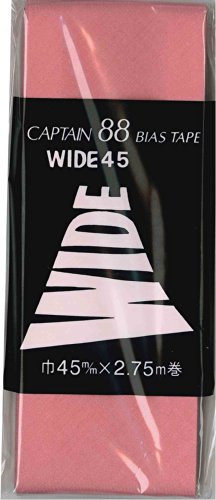 CAPTAIN88 キャプテン WIDE ワイド 45 バイアステープ 45mm幅×2.75m巻 #363 ピンク系 CP6