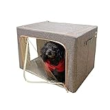 YHWD Pet Dog Cat Oxygen ICU Cage, 100L Puppy Incubator, PET Brooder Nursery, Puppy Nncubator for...