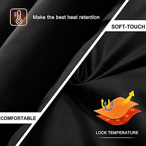 Farvalue Boy Winter Coat Warm Quilted Puffer Water Resistant Parka Jacket With Detachable Fur Hood For Big Boys Black, 12-13 Years #TOP6