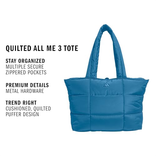 Image of adidas Quilted Puffer Tote Bag