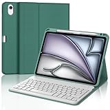 Étui de protection de qualité professionnelle : iPad Air 11 M2 2024 fabriqué avec une combinaison de coque intérieure en matériau TPU de première qualité et coque extérieure en similicuir, la coque intérieure douce amortit considérablement les impacts et la résistance couche extérieure en cuir synthétique empêche la tablette de se déformer et de se plier. En outre, il est résistant aux chocs, à la poussière, aux empreintes digitales, aux projections d'eau, à l'huile et à l'usure.