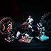 Doyomtoy Rap Star Cool Hip Hop Legends Resin Ornaments, Car or Desktop Statues, for Cake Topper, Living Room, Office, Guy Doll Rapper 2Pac, Shakur, Pac, Snoop…… (Straßentänzerin)