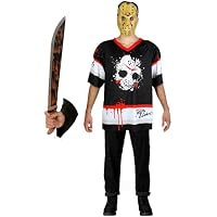 Funidelia | Disfraz de Jason Viernes 13 Hockey con Machete y