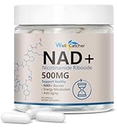 NAD+ Resveratrol Supplement for Women Men | Liposomal Nicotinamide Riboside 500mg Organic Pure NA...