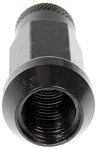 Image of Dorman 713-685A Black Open End Knurled Wheel Nuts Compatible with Select Models, 20 Pack