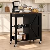 4 EVER WINNER Farmhouse Kitchen Cart