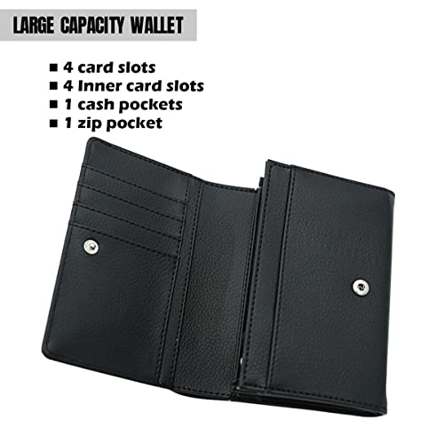 Photo Wallet for Men Husband BF Dad Son Grandpa, Personalized PU Leather Long Bifold Wallet with Your Own Collage Picture Text Name, Customized Gift for Christmas Birthday Thanksgiving Father's Day3