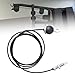 CAQYPVH Fitness Pulley Cable LAT Pulldown Cable 0.5cm Dia Machine Steel Wire Ropes Strength Training Cord for Workout Home Gym Sport, 300cm