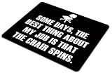 JIMOWANG Funny Quotes Gaming Mouse Pad Smooth Surface Mousepad Rubber Mouse Pads 9.5 x 7.9 Inch - Image 3