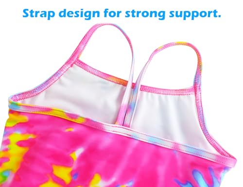 Image of Snowheart Girls Swimsuit One-Piece Bathing Suits Multicolor Kids Sport Summer Beach Swimwear for 2-12 Years Old