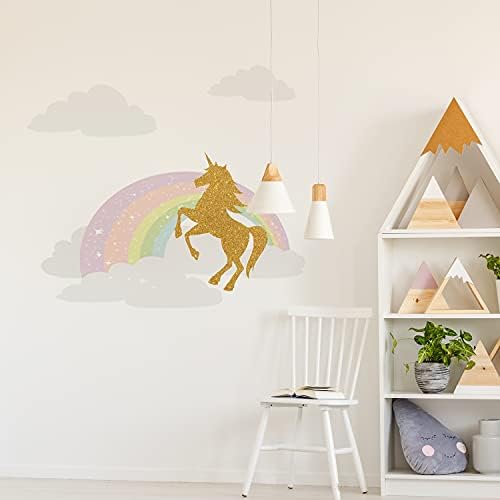 funlife 72Pcs DIY Small Rainbow Wall Stickers, Peel and Stick Colorful Wall Decal for Window Play Room Decoration, Kids Baby Nursery Decor
