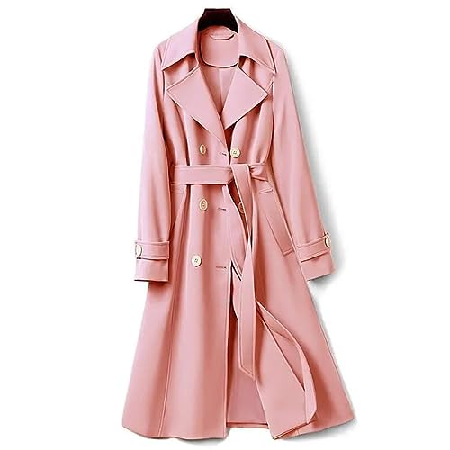 Fashion Autumn Women Trench Coat Double Breasted Long Windbreaker Streetwear Trench Outerwear2