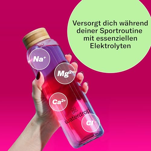 waterdrop® Microlyte Set BERRY - Elektrolyte ohne Zucker - 36 Waterdrop Drop Würfel - Elektrolyte & Vitamine - Getränk zur besseren Wasseraufnahme im Alltag & Sport - zuckerfrei, kalorienfrei & vegan 4