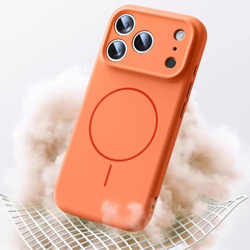 Coque Silicone Liquide iPhone 17 Pro compatible MagSafe Mince - 5
