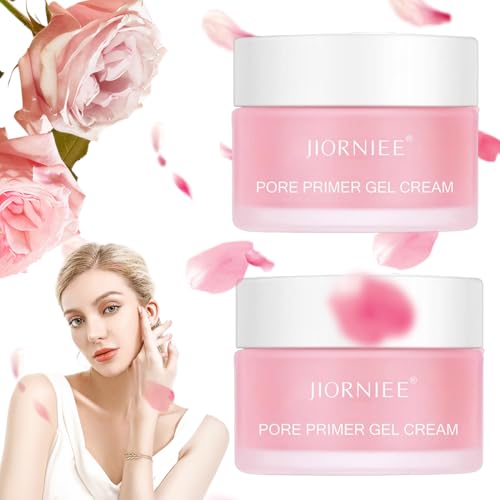 Pore Primer Gel Cream, Maquillaje Pore Filler, Primer y Base de Maquillaje, Refinador de Poros y Suavizante, Base de Gel e Hidratante Face Primer para suavizar la piel y el agarre de maquillaje