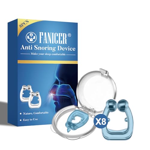 #rémunéré #Amazon<br>8 Pièces Pince Nez Anti Ronflement,Anti-RonflementPince-Nez Réutilisable,Dilatateur Nasal,Anti Ronflement Dispositif Anti RonflementDispositif,Améliore sommeil convient,Transparent + bleu