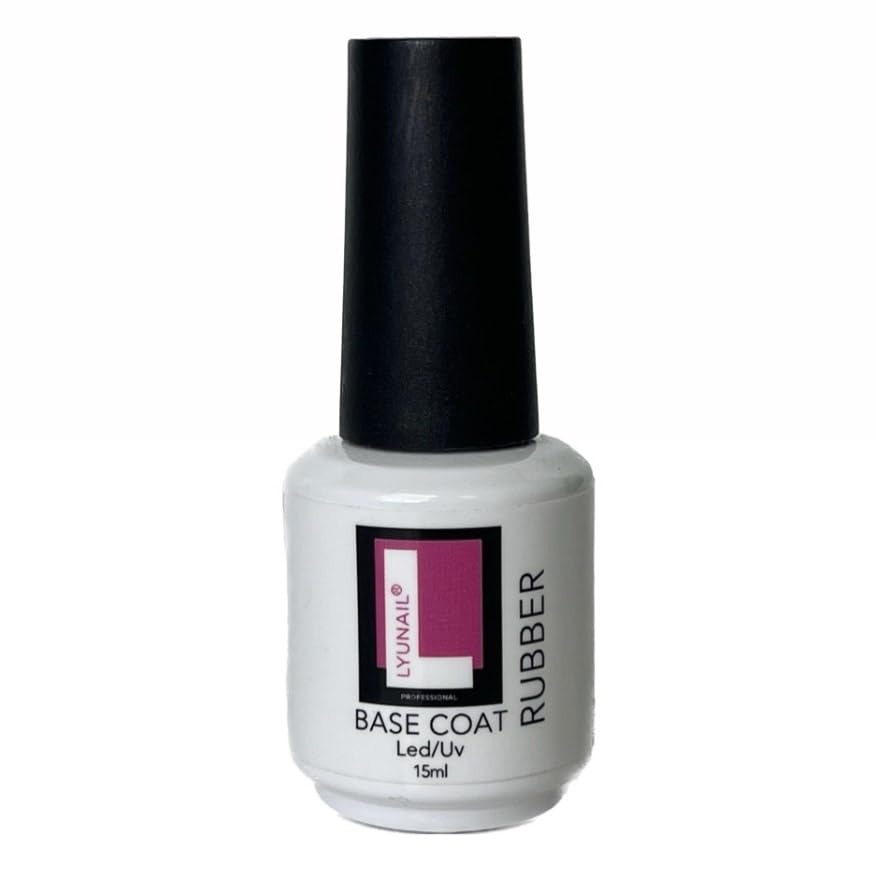 Rubber Base Gel – 15ml | Nail Strengthener, Soak Off, UV/LED | Long-Lasting Builder Base for Perfect Nails