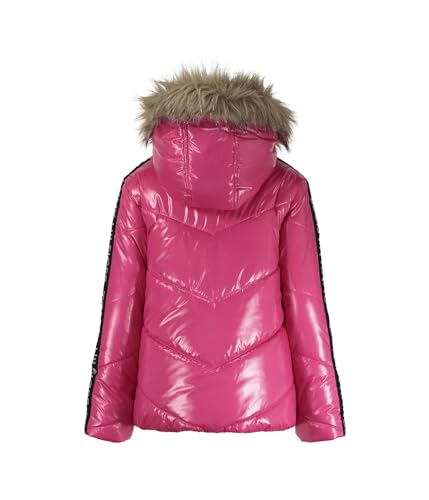 Tommy Hilfiger Girl's Chevron Puffer (Big Kids)3