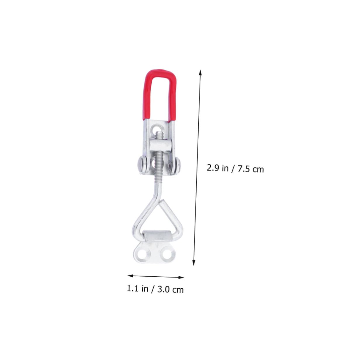 TOBBOMEY Heavy Duty Latch Clamp 2pcs Toggle Clamp for Cabinet Door Box Plastic Handle