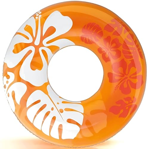 Image of Printed Swimming Ring Swim Tube for Kids Adult Woman 9+ Years 36 inch
