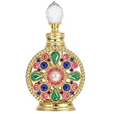 Flacon de parfum en verre – flacons vides de 12 ml, parfaits pour emporter en voyage une petite quantité de parfum, d'eau de cologne ou d'après-rasage prélevée dans un flacon plus grand. mini flacon