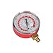 Dayton Gauge, 2-3/4 in Dia, High Side, Red, 500 psi