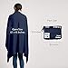 Cozy-Soft Travel Blanket Compact Lightweight Portable with Bag (Navy Blue)