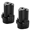 OPSON 2 stuks 10,8 V 2,5 Ah Li-ion vervangende accu voor Makita BL1013 BL1014 194550-6 194551-4 DF030D DF330D TD090D