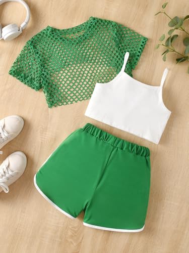 Image of Girls Cute Summer Outfits Set Clothes Size 5-14t Outfit 2 Piece Are Materials That Are Soft And Durable