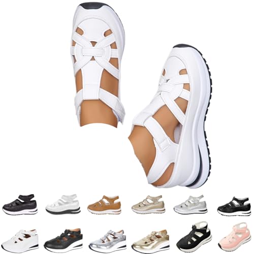 Genérico Sandalias Cuña - Deportivas Comodas Cuña Ortopedicas Sandalia Verano Trekking Zapatillas Sandalia Plataforma Senderismo Transpirables Antideslizantes Zapatillas Zapatos Sandalias Plataforma