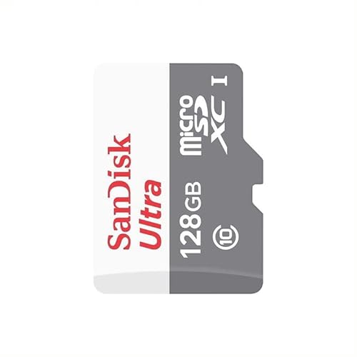S-a-n-d-i-s-k Cartão de Memória MicroSd 128gb Ultra Velocidade de Leitura de Até 80Mbs Micro Sd Clas