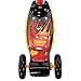 Huffy Disney Pixar Cars Preschool Scooter with Lights, Bell, and Water Bottle, Superhero Red