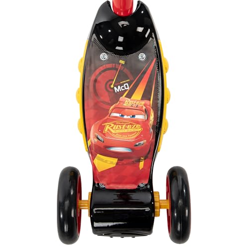 Huffy Disney Pixar Cars Preschool Scooter with Lights, Bell, and Water Bottle, Superhero Red by Huffy - Image 7
