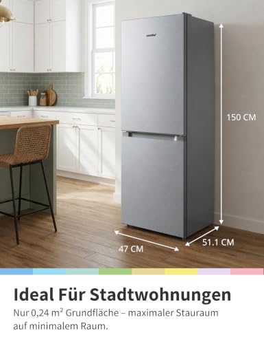 Foto von Comfee 174L Kühl-Gefrierkombination,150cm H, 39dB,Low Frost, 180° flipregal