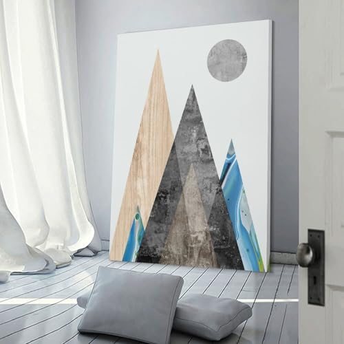 Collage paysager A3 crée une ambiance apaisante dans votre chambre à coucher