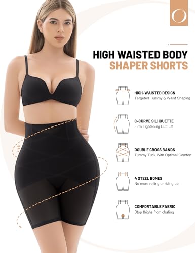 Shapewear for Women Tummy Control, Butt Lifting High Waisted Body Shaper Shorts Under Dresses Thigh Slimmer2
