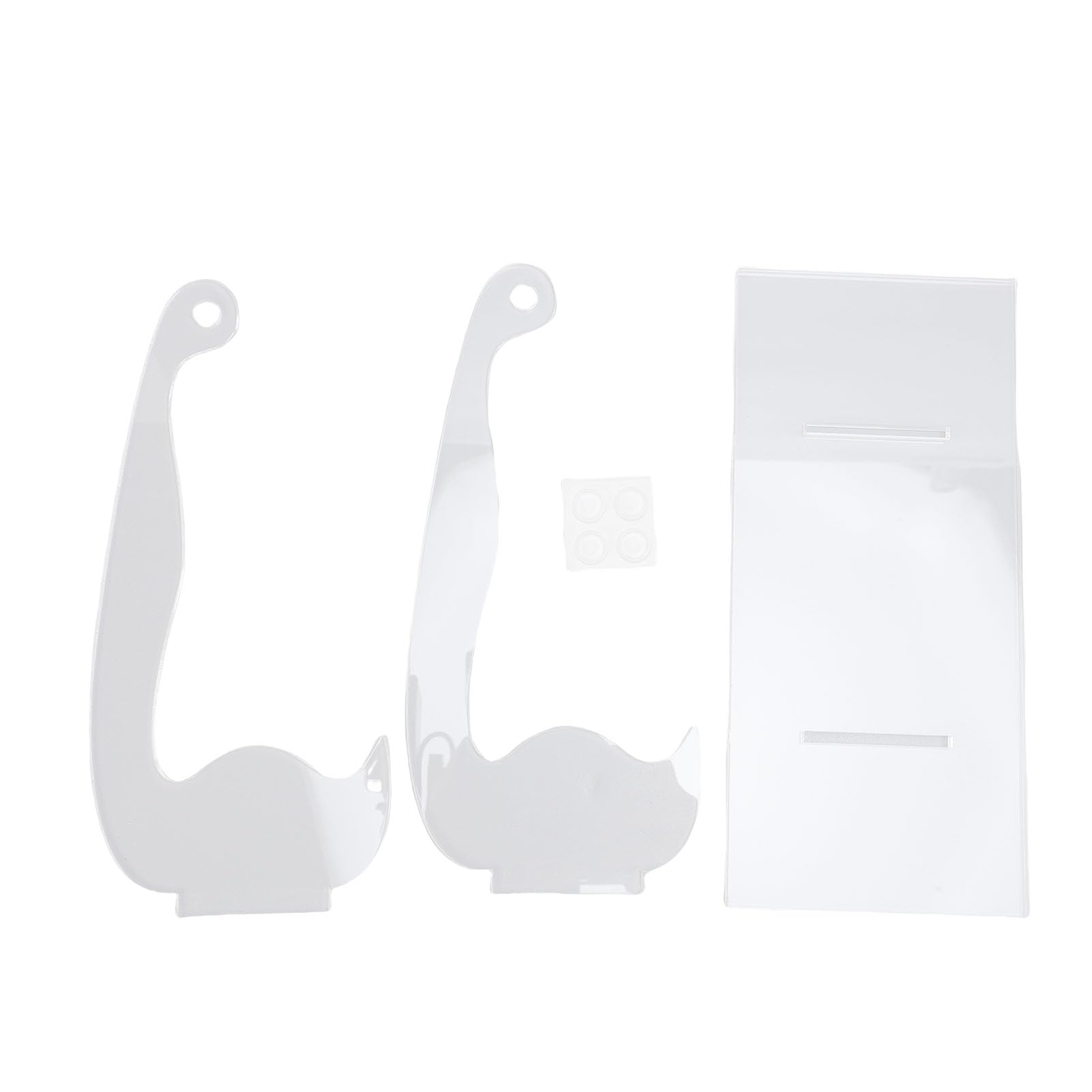 Jelquix Acrylic Easel Stand, Acrylic Display Stand, Clear Tabletop Holder, Ideal for Picture, Plate, Frame, Album & Artwork