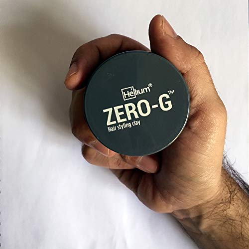 Helium For Men Zero-G Hair Styling Clay (30g) - For Extreme Hold | Matte Finish. Contains Organic Extracts & Essential Oils. Masculine Fragrance. - Image 3
