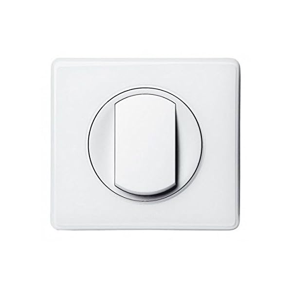 legrand poussoir complet celiane blanc