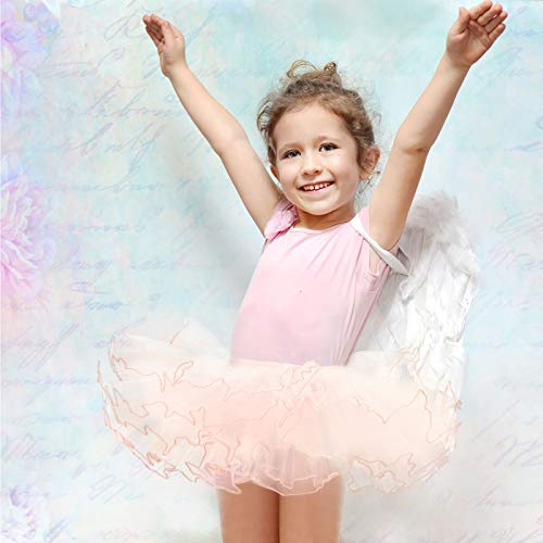 Foto von Bezioner Tütü Rock Mädchen Tüllrock Ballett Röcke Tutu Ballettrock Prinzessin Minirock für Party Kostüm Classic Tanzbekleidung Rosa L 7-9 Jahre