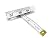 Perfect Measuring Tape - Fraction Tape Measure, All-Purpose 60 Inch Tape Measure - Double Sided Fractional Inches and Millimeter/Centimeter Tape Measure TR-16-frac (60 inch White)