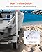VEVOR Boat Trailer Guide, 60″ with LED Light Trailer Guide Poles, 2PCS High-Hardness Steel Trailer Guide-Ons, Trailer Guides with PVC Pipes, for Ski Boat, Fishing Boat or Sailboat Trailer