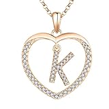 Materialien der Halskette: 925 Sterling Silber, mit rhodiniertem AAA-Zirkonia